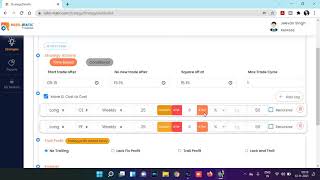 How to move Option straddle SL cost to cost  Algo trading new feature update SL cost to cost [upl. by Chill]