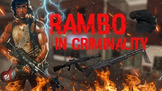 RAMBO in CRIMINALITY  Roblox Criminality [upl. by Yelserp]