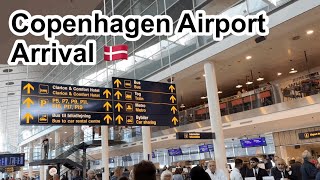 Copenhagen Kastrup Airport Arrival Terminal Tourt Københavns Lufthavn 코펜하겐 공항 도착 영상 [upl. by Yeta427]