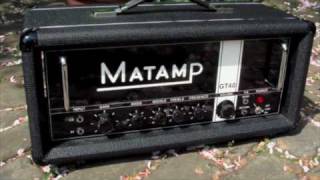 Matamp GT40 Test Clips quotVintage Modquot [upl. by Sualohcin391]