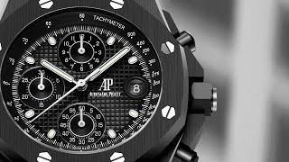 Full Black Ceramic Royal Oak Offshore in 42 mm  AUDEMARS PIGUET [upl. by Foote531]