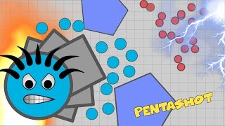 DIEPIO PENTASHOT HIGHSCORE 100000K  Diepio Penta Shot Best Build [upl. by Aicined]