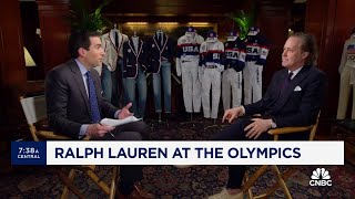 Ralph Lauren unveils Team USA Olympic uniforms [upl. by Noraha972]