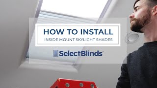 How to Install Inside Mount Skylight Shades [upl. by Arata756]