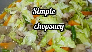 simple chopsuey [upl. by Nicolai]