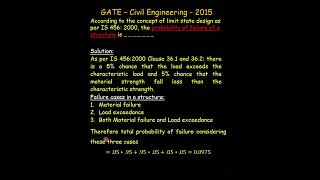 Probability of failure of a structure  Limit State Method [upl. by Anauqat]