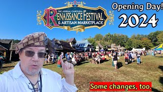 Carolina Renaissance Festival  Opening Day 2024  Found a few changes and new vendors [upl. by Ynohtnael731]