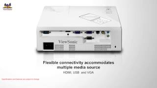 ViewSonic PJD5 Series Projector Features [upl. by Notneuq579]