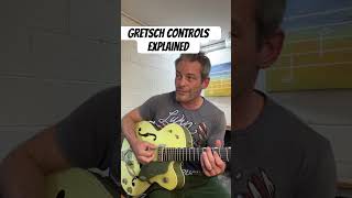 Gretsch controls explained quick style guitar gretsch rockabilly blues lesson gretschguitar [upl. by Aimerej]