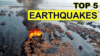 TOP 5 powerful EARTHQUAKES in history [upl. by Otrebogir]