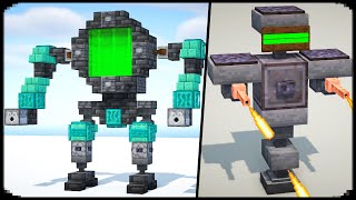 10 Robots in Minecraft  Minecraft Build Ideas [upl. by Hasila]