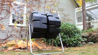 Using the DualBatch Compost Tumbler  Gardeners Supply Co [upl. by Osgood]