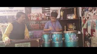 My student Rudransh play congo on song Thare Bina Lage nahi mara jiya re [upl. by Shelman875]