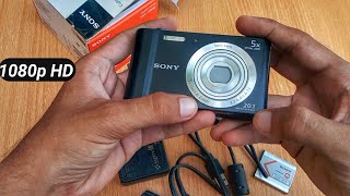 Sony Cyber Shot Digital Camera 5X Zoom HD Video Camera Unboxing  W800  Sabir Hussain Najam [upl. by Attenad980]