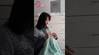 Rewind de Tejiendo con Midori😘 crochet tejer tejiendoconMidori dosagujas knitting tejido [upl. by Htebazileharas]