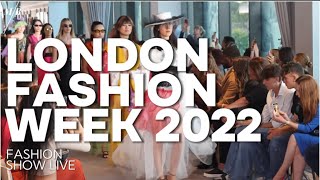 Cassine’s first debut full collection at London Fashion Week 2022 londonfashionweek fashion [upl. by Gehman]