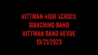 Rittman High School Marching Band 31st Annual Rittman Band Revue [upl. by Wiatt]