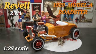 Revell 125th scale 2N1 1929 Model A Roadster [upl. by Foley622]