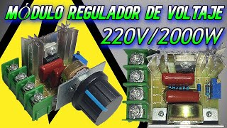 Regulador de voltaje SCR AC 220v 2000w [upl. by Ydeh19]