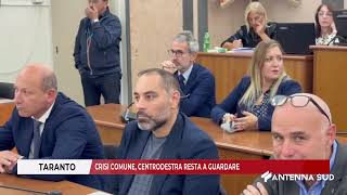 09 NOVEMBRE 2024 TARANTO CRISI COMUNE CENTRODESTRA RESTA A GUARDARE [upl. by Nortad]