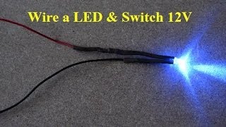 How to wire a led light 12v [upl. by Yeldar]