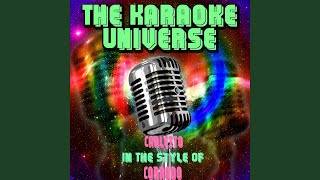 Carletto Karaoke Version In the Style of Corrado [upl. by Pathe]