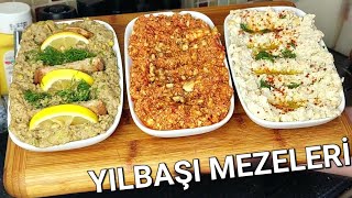 10 DAKİKADA Yılbaşı Sofrası İçin Farklı Meze Tarifleri OSMANLI MEZESİ PEYNİRLİ FINDIK EZMESİ [upl. by Anaihsat]