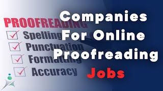 Proofreading Jobs  Proofreading Jobs Online No Experience [upl. by Rojas]