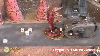 How to Play Warhammer 40k Episode 4  Trygon vs Landraider [upl. by Leoline]