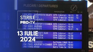 Știrile PRO TV  13 Iulie 2024 [upl. by Asirrak700]