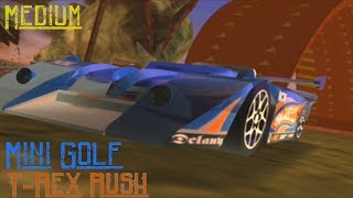 Hot Wheels Beat That Mini Golf Eliminator TRex Rush Medium [upl. by Ebbarta]