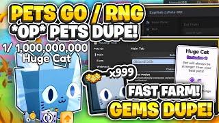 Pets Go Script Hack GUI  INFINITE COINS  DIAMONDS  AUTO ROLL  MORE  DUPE GEMS PET PASTEBIN 2024 [upl. by Riba]