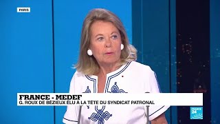 Sophie de Menthon quotIl y a un effet Macron dans lélection de Geoffroy Roux de Bézieuxquot [upl. by Adnohsek]