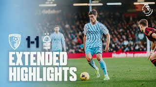 EXTENDED HIGHLIGHTS  BOURNEMOUTH 11 NOTTINGHAM FOREST  PREMIER LEAGUE [upl. by Yartnoed992]