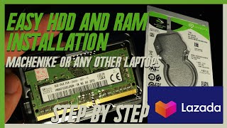 Easy Upgrade that you can do  8GB RAM and 1TB HDD  Machenike T58VB and other laptops  DIY [upl. by Deys]