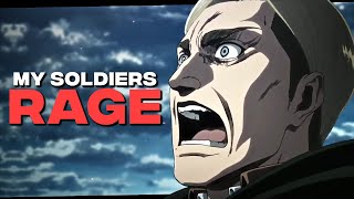 MY SOLDIERS RAGE  Attack on Titan Motivational Video AMV [upl. by Johppa131]