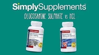 Glucosamine Sulphate Vs Glucosamine Hydrochloride  What is Best [upl. by Gaige]