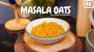 Masala Oats Recipe for Weight Loss How to Make Oats youtubeshorts shorts viralshorts gym [upl. by Nwad]