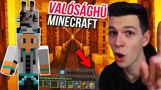 A TITKOS BEJÁRAT 🤫 VALÓSÁGHŰ Modok Minecraft 4 rész [upl. by Ressler]