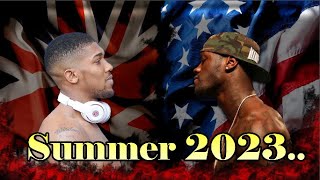 AT LAST Anthony Joshua vs Deontay Wilder closing in on a SUMMER RUMBLE [upl. by Kappenne]