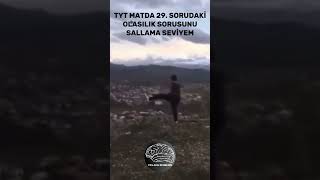 TYT MATDA 29SORUDAKİ OLASILIK SORUSUNU SALLAMA SEVİYEM yks2025 yks [upl. by Ennailuj]