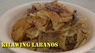 KILAWING LABANOS RADISH RECIPE with PORK LIVER AND HEART 26 [upl. by Ahsed]