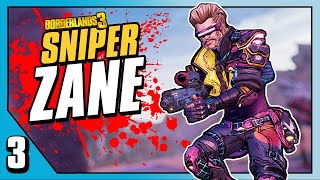 Borderlands 3  Snipers Only Zane Challenge  Day 3 [upl. by Scarlet]