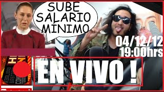 Sube SALARIO mínimo y mucho más  EN VIVO  041224 1900 HRS [upl. by Ahsinnor]