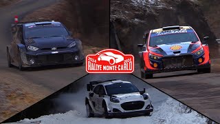 BEST OF Tests Rallye Monte Carlo 2024  MAX ATTACK ON TARMAC  ICE  SNOW [upl. by Beaufert]