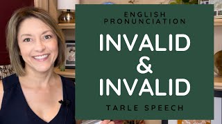 How to Pronounce INVALID amp INVALID  American English Heteronym Pronunciation Lesson learnenglish [upl. by Crutcher959]