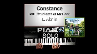 Constance  Létudiante et monsieur Henri  Laurent Aknin  Piano Solo [upl. by Yendroc]