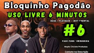 BLOQUINHO PARA COMPOR 6  PLAYBACK PAGODÃO  USO LIVRE instrumental playback [upl. by Nim]