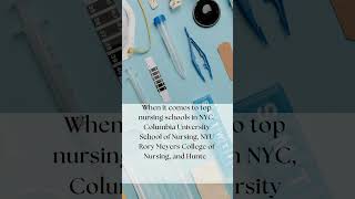 Top Nursing Schools in NYC Choose Wisely for Success  NursingDegreeInfo Channel [upl. by Mcclain]