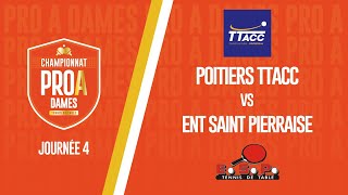 PRO A DAMES  J4  POITIERS TTACC vs ENT SAINT PIERRAISE [upl. by Ainesej]